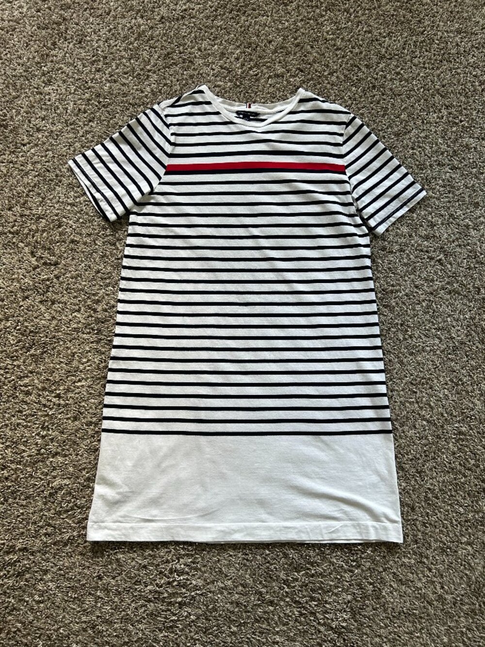 Tommy Hilfiger Striped Cotton T-Shirt Dress